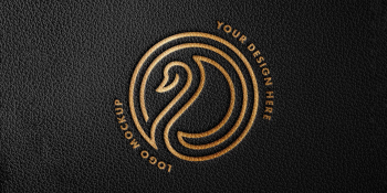 Free Debossed Foil Logo Mockup