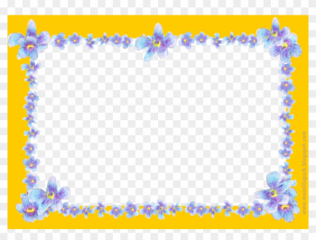 Free Digital Blue Flower Frame - Png Blue And Yellow Flower Frame Free Digital Blue Flower Frame - Png Blue And Yellow Flower Frame