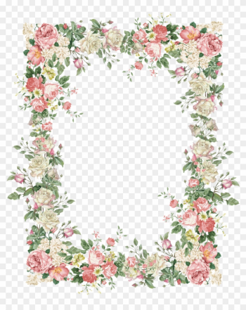 Free Digital Vintage Rose Frame Png - Flower Frame Png Free Digital Vintage Rose Frame Png - Flower Frame Png