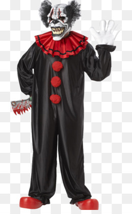 Free download Evil clown Halloween costume Adult - Halloween png.