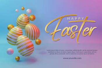 Free Download Happy Easter Template