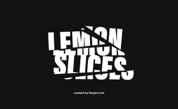 Free Download Slices Text Effect Template