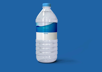 Free Download Water Bottle Mockup