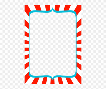 Free Dr Seuss Border Inspired Frame - Dr Seuss Borders Free