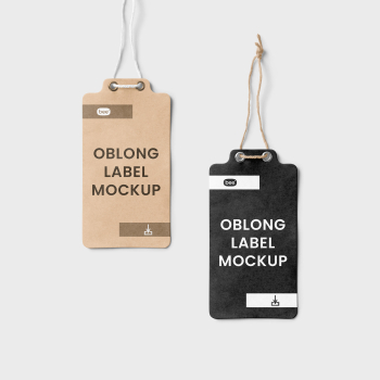 Free Eco Label Mockup Free Eco Label Mockup