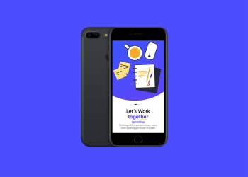 Free Flat iPhone Mockup - Graphicfolks