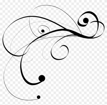 Free Flourishes Clipart Image - Wedding Clip Art Black And White