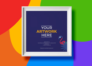Free Frame Mockup For Design & Branding your artwork here Free Frame Mockup For Design & Branding your artwork here