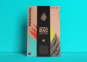 Free Front View Herbal Bag Packaging Mockup herbal ba herbal bag packacing packaging Free Front View Herbal Bag Packaging Mockup herbal ba herbal bag packacing packaging