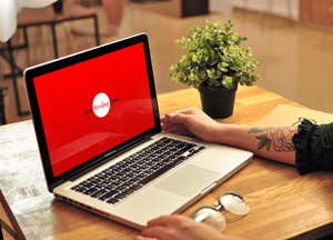 Free Girl Using MacBook Pro Mockup 2018 Free Girl Using MacBook Pro Mockup 2018
