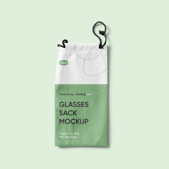 Free Glasses Sack Mockup Free Glasses Sack Mockup