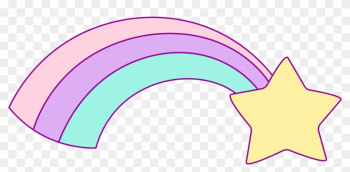 Free Hand Drawn Unicorn Clip Art - Arco Iris Unicornio Png