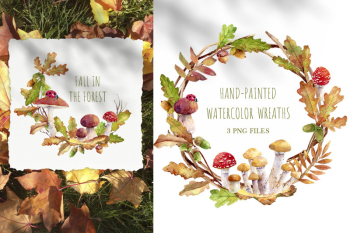 FREE Hand-painted Watercolor Wreaths By TheHungryJPEG | TheHungryJPEG.com FREE Hand-painted Watercolor Wreaths By TheHungryJPEG | TheHungryJPEG.com