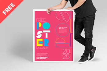 Free Hands Holding Poster Mockup free free do st er free poster mockup mockup 20 25 customisable/ pso mockup 