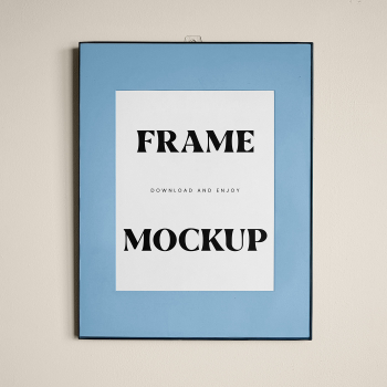 Free Hanging Frame Mockup