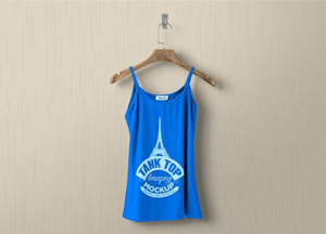 Free Hanging Women Tank Top MockUp PSD top tank Free Hanging Women Tank Top MockUp PSD top tank