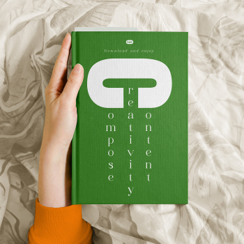 Free Hard Book Cover Mockup