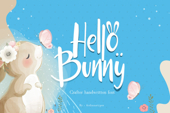 Free Hello Bunny Display Font - Graphic Eagle