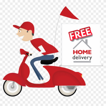 Free Home Delivery - Home Delivery Boy Png