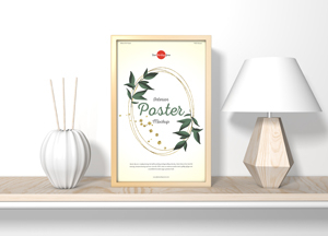 Free Home Interior Vertical Poster Mockup paster, Free Home Interior Vertical Poster Mockup paster,