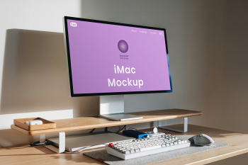 Free iMac Display Mockup