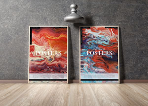 Free Interior Posters Placing on Wooden Floor Mockup posters posters Free Interior Posters Placing on Wooden Floor Mockup posters posters