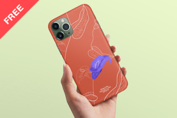 Free iPhone 11 Pro Matt Case Mockup free Free iPhone 11 Pro Matt Case Mockup free