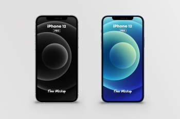 Free iPhone 12 Pro Mockup (2 Colors) Free iPhone 12 Pro Mockup (2 Colors)