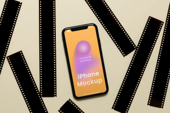 Free iPhone Screen Scene Mockup