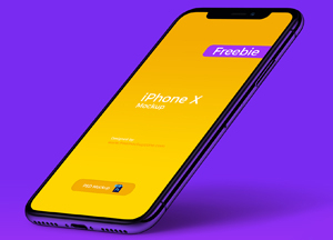 Free iPhone X Perspective Mockup of 2018 freebie iphone x Free iPhone X Perspective Mockup of 2018 freebie iphone x