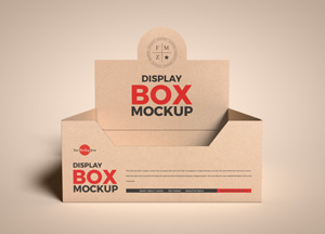 Free Kraft Empty Display Box Mockup display box kup display box mockup Free Kraft Empty Display Box Mockup display box kup display box mockup