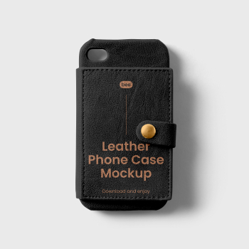 Free Leather Phone Case Mockup Free Leather Phone Case Mockup