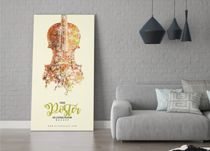 Free Living Room Poster Mockup ...... Free Living Room Poster Mockup ......