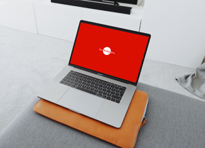 Free MacBook Pro in Living Room Mockup 2018 Free MacBook Pro in Living Room Mockup 2018