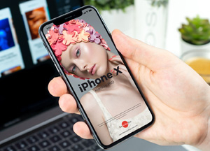 Free Man Holding in Hand iPhone X Mockup PSD iphone x Free Man Holding in Hand iPhone X Mockup PSD iphone x
