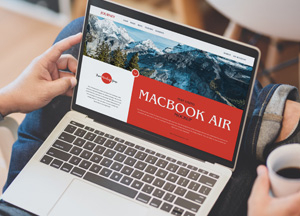 Free Man Using MacBook Air Mockup macbook air Free Man Using MacBook Air Mockup macbook air
