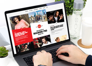 Free Man Working on MacBook Pro Mockup PSD macbook pro Free Man Working on MacBook Pro Mockup PSD macbook pro