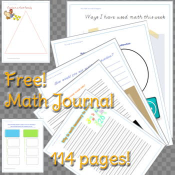 FREE Math Journal Pages - 144 Pages! - Blessed Beyond A Doubt