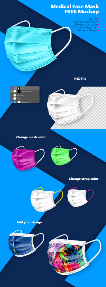 FREE Medical Face Mask Mockup