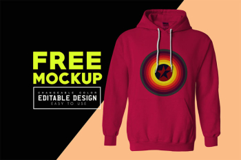 Free Men's Hoodie Mockup - Graphic Eagle