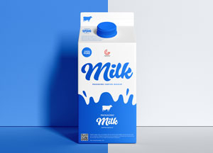 Free Milk Carton Packaging Mockup PSD milk milk Free Milk Carton Packaging Mockup PSD milk milk