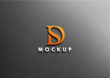 Free Modern 3D Logo Mockup - Graphicfolks