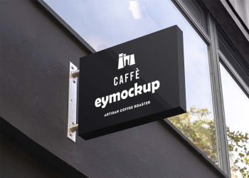 Free Office Wall Signage Mockup - Graphicfolks
