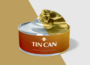 Free Open Tin Can Mockup PSD For Presentation 2018 tin can Free Open Tin Can Mockup PSD For Presentation 2018 tin can