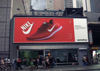 Free Outdoor Billboard Mockup - Graphicfolks