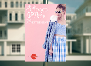 Free Outdoor Poster Mockup For Advertisement %3d free outdoor poster kup for advertisement %3d 