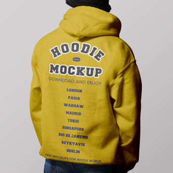 Free Oversize Hoodie Mockup Free Oversize Hoodie Mockup