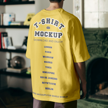 Free Oversize T-Shirt Mockup