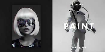 Free Paint Smudges Effect for Posters