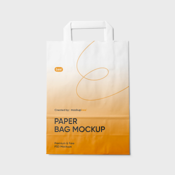 Free Paper Shopping Bag Mockup Free Paper Shopping Bag Mockup